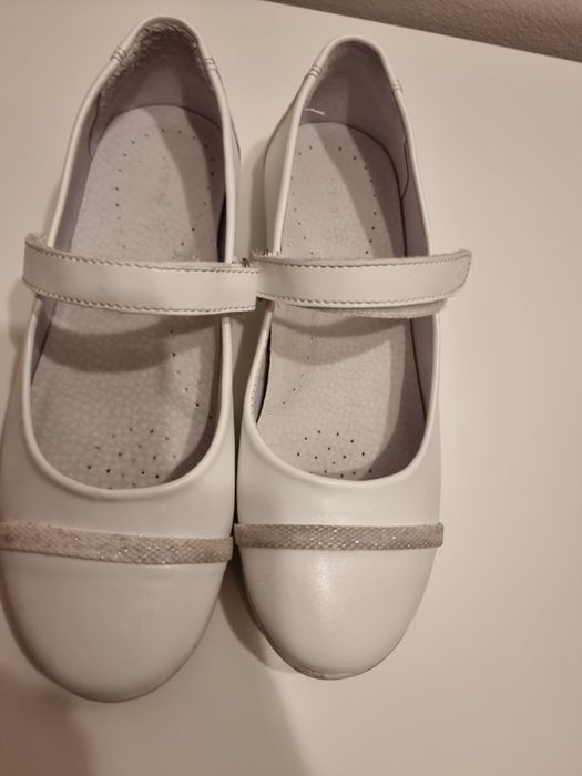 Buty białe balerinki