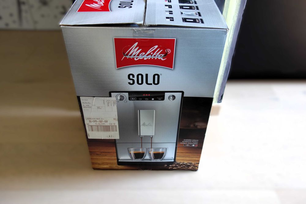 Ekspres automatyczny MELITTA SOLO Pure Black E950-222 + Spieniacz MELITTA CREMIO white
