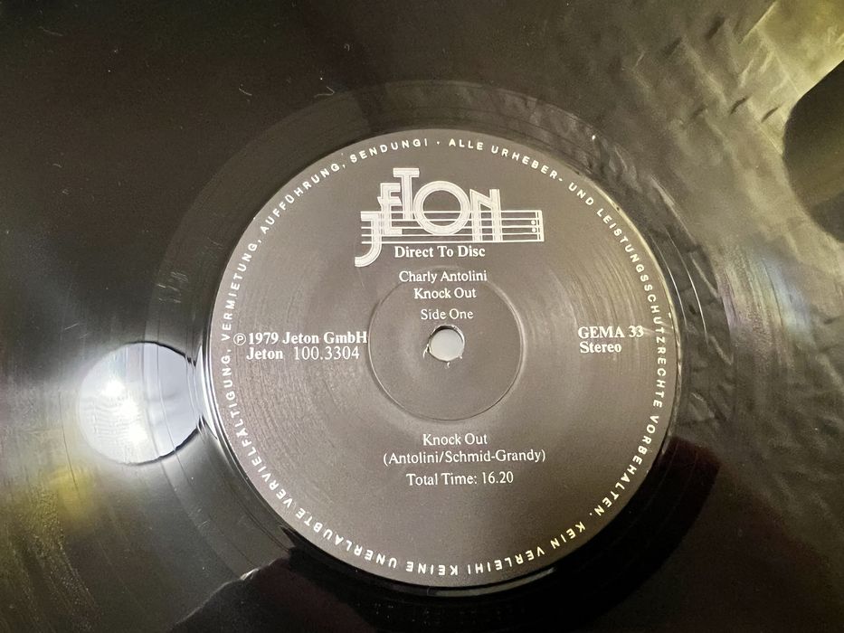 Charly Antolini Knock Out Audiofilski Jazz winyl Jeton 1979 unikat!