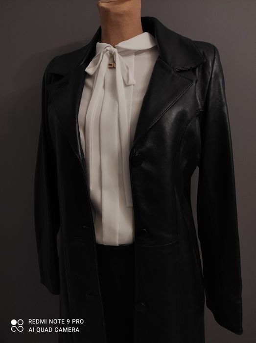 Płaszcz skórzany rozmiar S