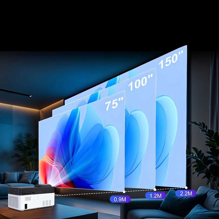 Projektor HY450 4K 1080P Netflix ANDROID Led Auto Fokus Wifi6 BT 5.4