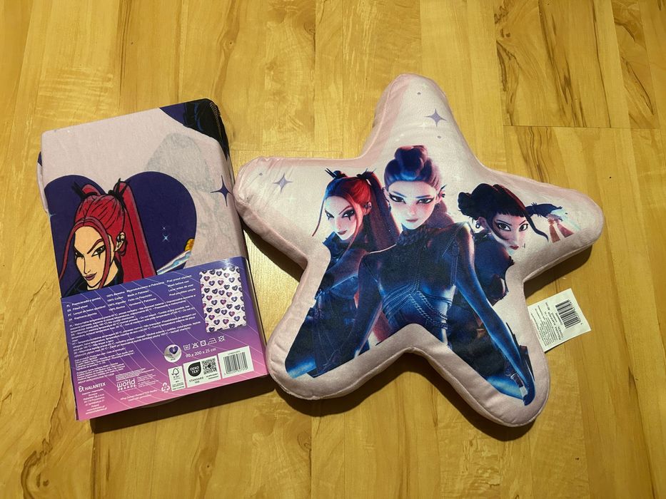Poduszka i prześcieradło kpop Huntrix, nowe