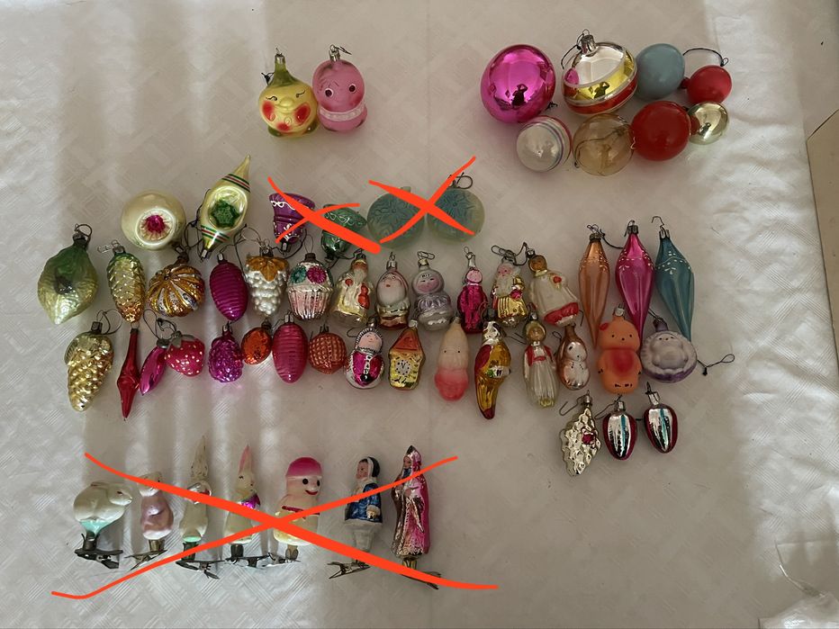 Елочные игрушки СССР