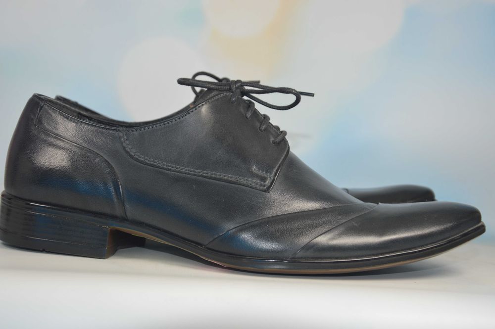 Buty męskie popiel r.40 skóra Wyprzedaż