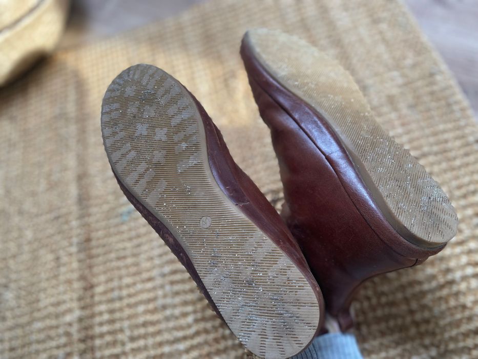 Botki skórzane Bałagan Studio Rocky 41 brąz