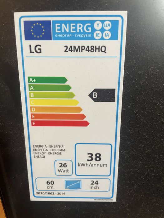 Monitor lg  60cm