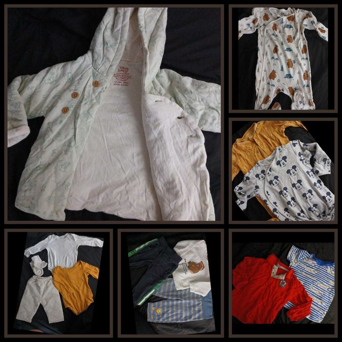 30 pça Roupas bebé lotes vários, 0 a  6 mese ,fraudas,parque etc