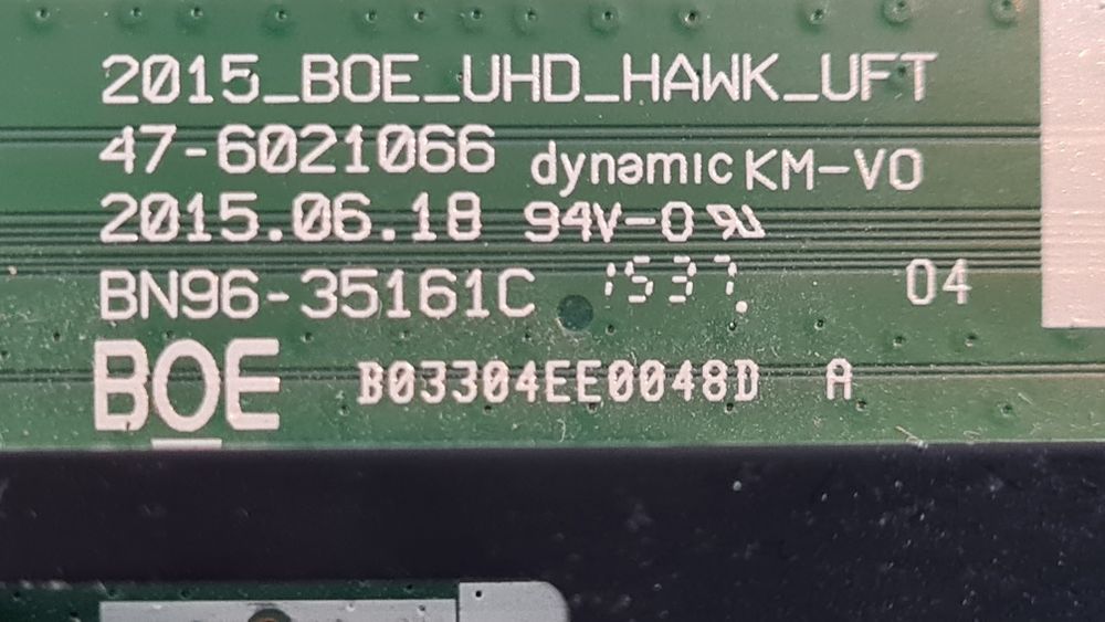 Placa T-CON TVs 55" Samsung