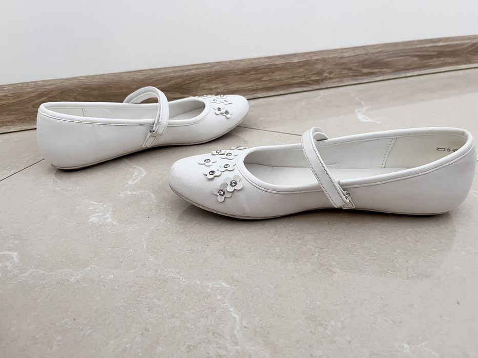 Białe półbuty 36 Graceland baleriny buty dla dziewczynki