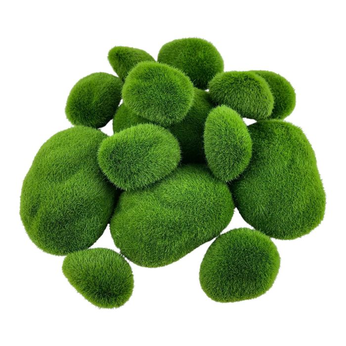 Kamień pokryty mchem – Moss Stone 4-9cm 1szt