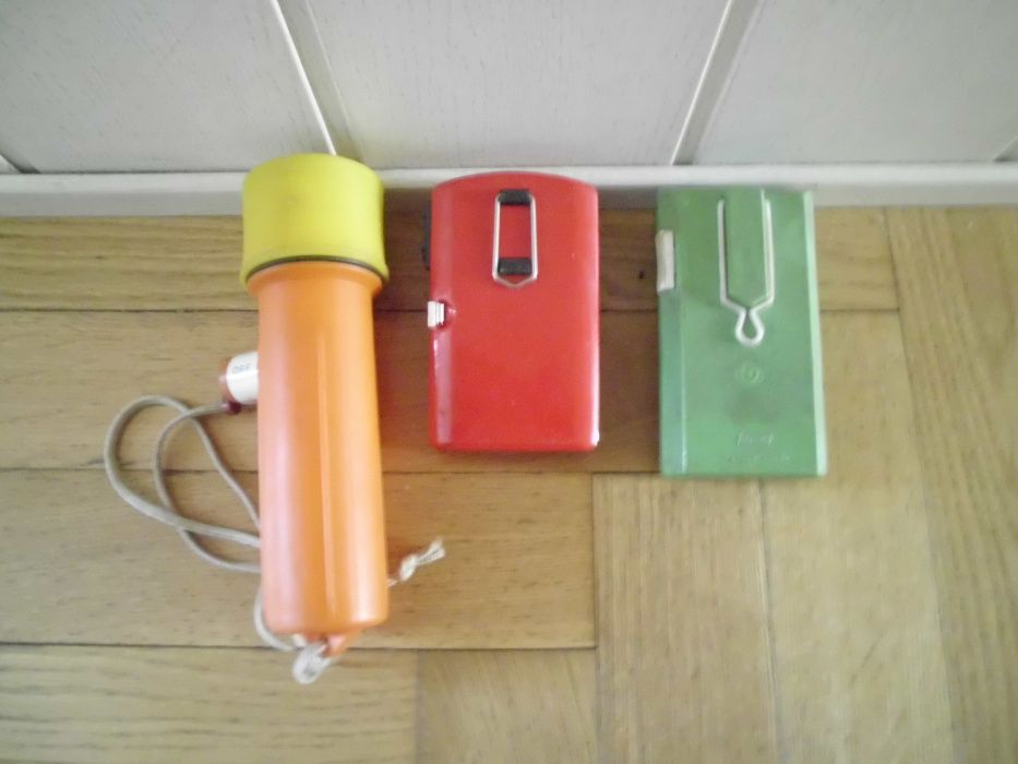 Latarki PRL - DDR i inne - mini kolekcja szt.9