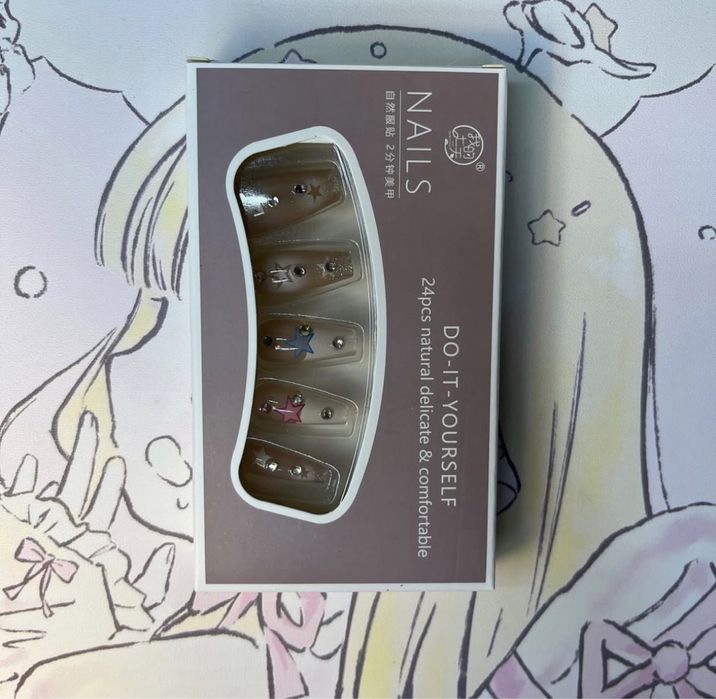 Накладні нігті 24 шт.