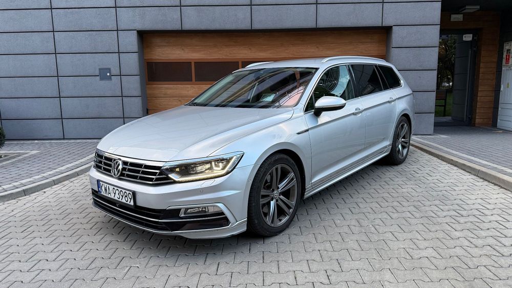 Volkswagen Passat R-line, bezwypadkowy, DSG, 4 Motion, 190KM, kamery 360
