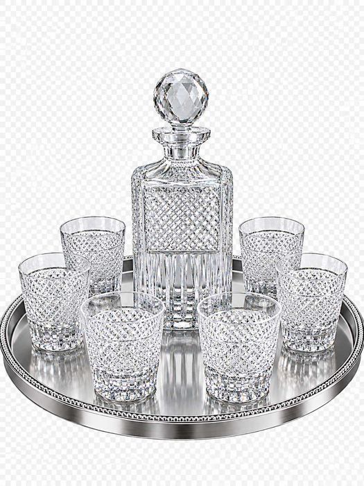 Ekskluzywny Zestaw do Whisky Bohemia Elegante | Kryształ 24% PbO | Stan Witrynowy