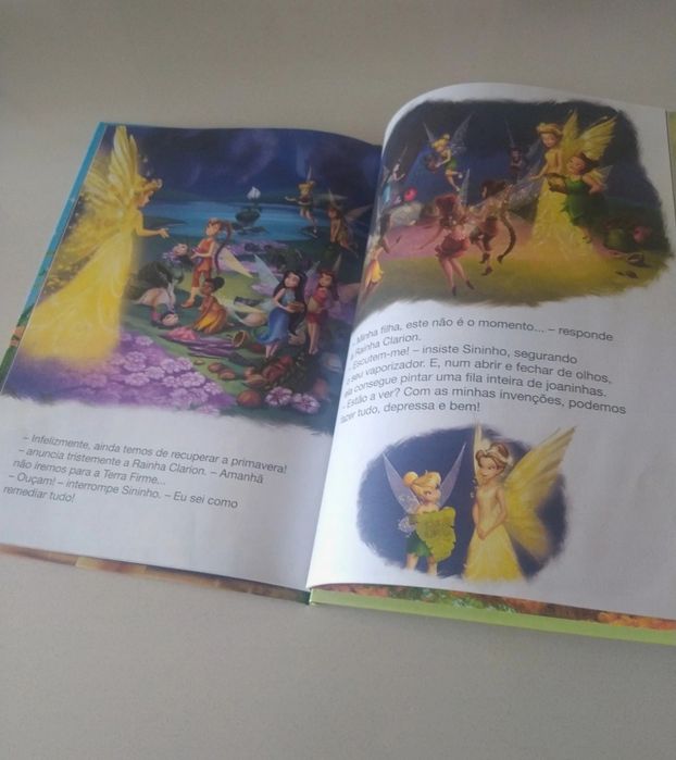 Puzzle e livro Sininho Disney