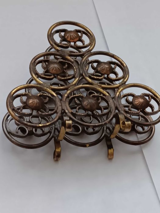 C, starocie  antyk serwetnik jak art deco vintage vintage