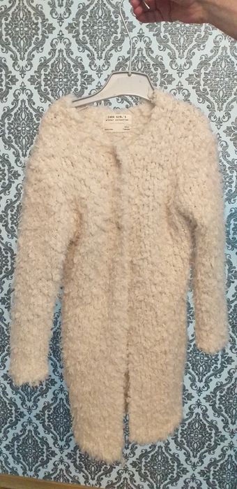 Теплий стильний кардиган на дівчинку ZARA.