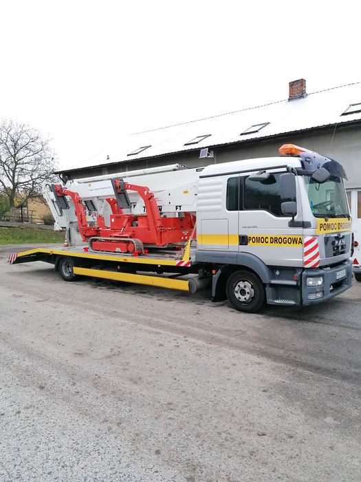 Pomoc Drogowa Autolaweta Transport Maszyn do 5Ton