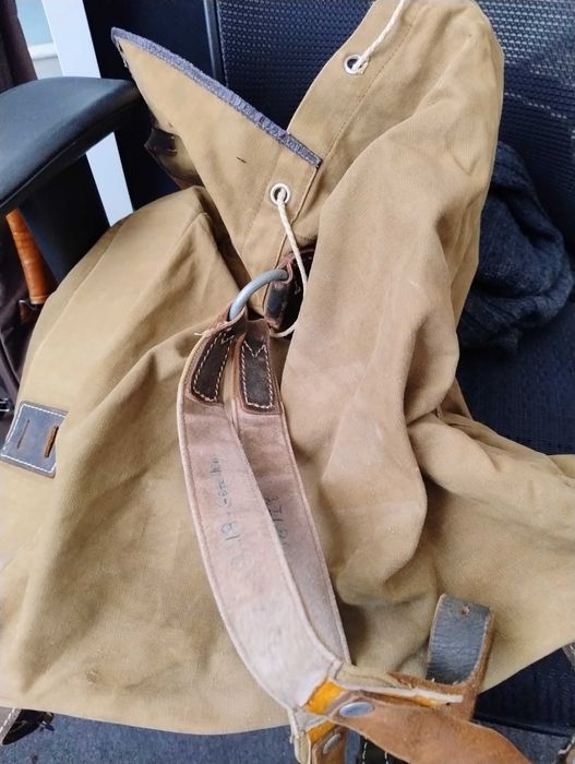 Stary plecak wojenny Wehrmachtu