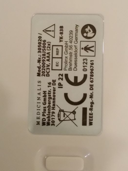 Пульсоксиметр на палець Medicinalis