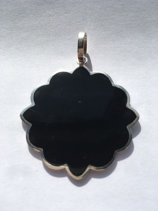 Pingente colar TOUS grande prata