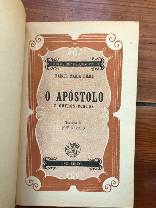 Rainer Maria Rilke O Apostolo  E OUTROS CONTOS