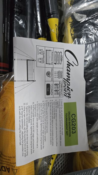 Set profissional badminton