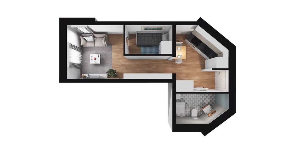 | Передпродаж | 1-кімнатна квартира в Познані M8/I