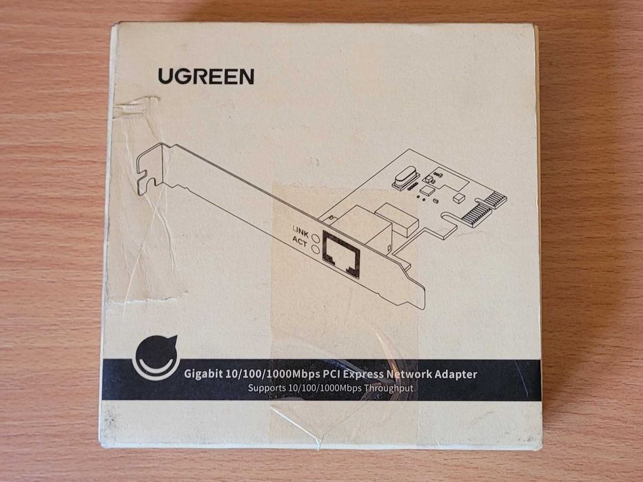 UGREEN Adapter Karta Sieciowa PCI Express do RJ45 LAN Gigabit