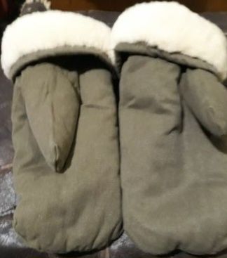 ВАРЕЖКИ СССР 84 Г. НА ОВЧИНЕ НОВЫЕ  ка-ый брезент тёплые непроду-ются