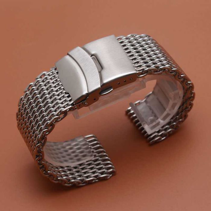 Bransoleta do zegarka mesh shark 22mm