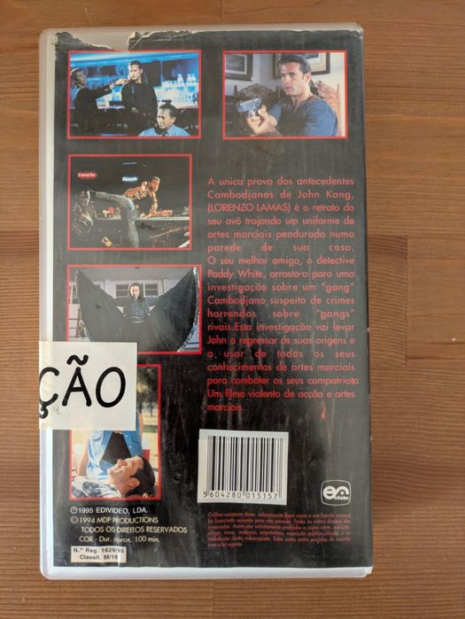 VHS " Guerreiro da Meia Noite " 1995 (Opt. Estado)