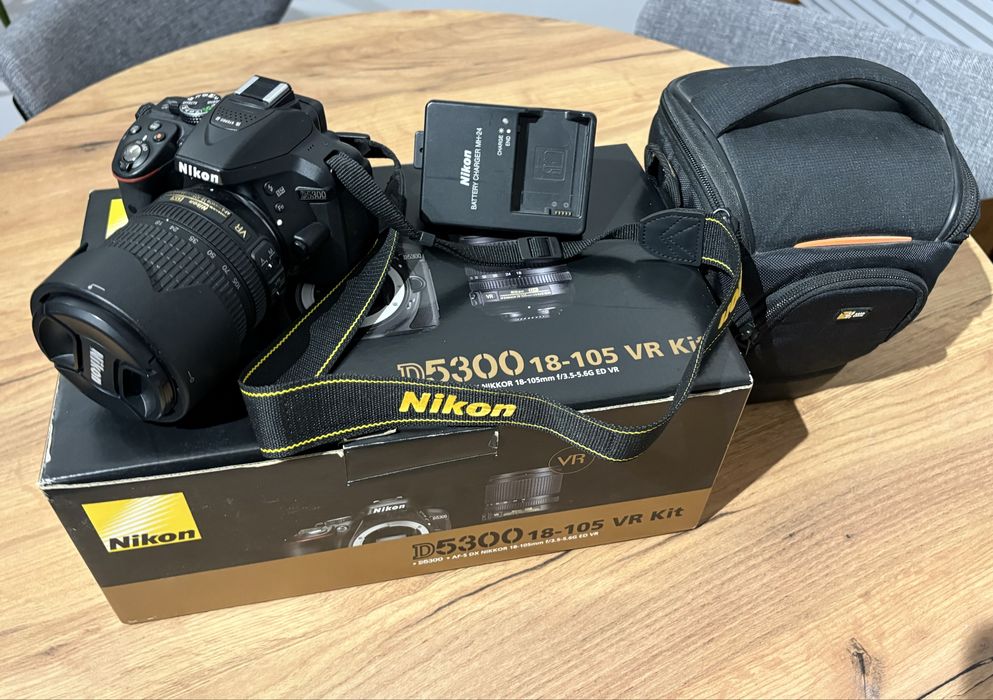 Nikon d5300セット Nikon D5300, zestaw, jak nowy Świecie • OLX.pl