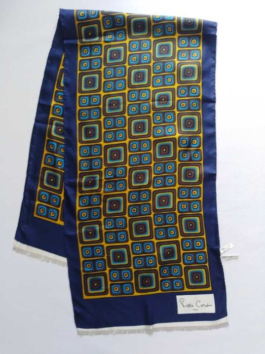 Pierre Cardin винтажный шелковый  шарф