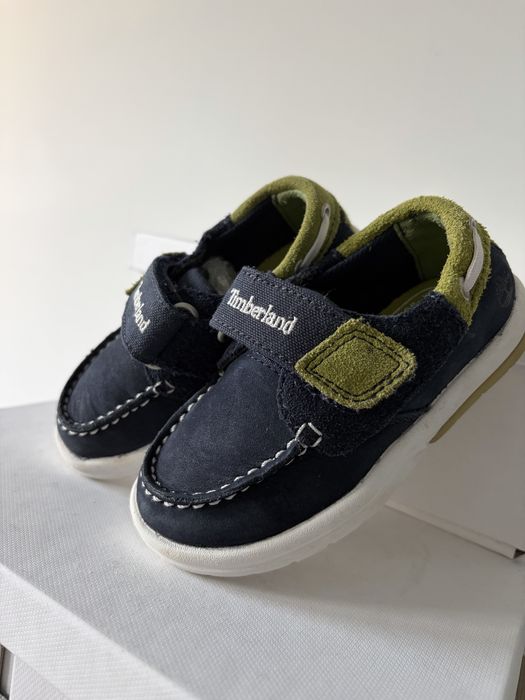 Mokasyny zamszowe na rzep, lekkie Timberland 22