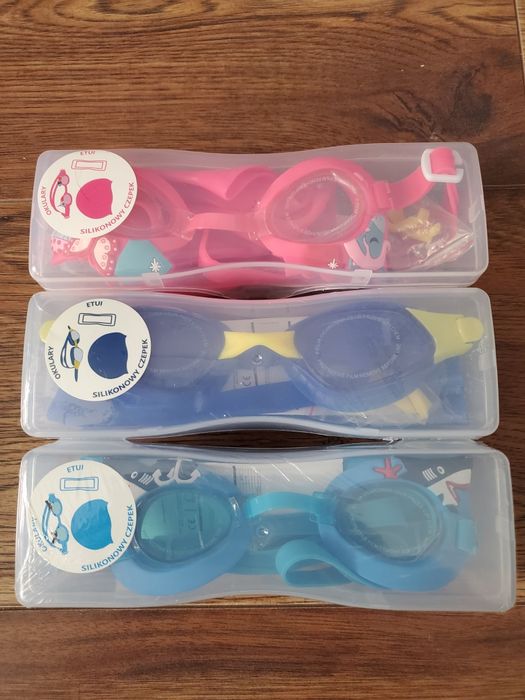 Okulary kąpielowe + czepek SUPER CENA