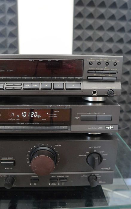 Стойка усилитель TECHNICS SU-VZ320 проигрывательTECHNICS sl-pg460a Фм тюнер TECHNICS st-g460