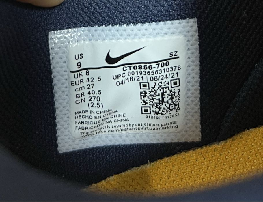Кросівки Nike x Off-White Dunk Low University Gold - CT0856-700