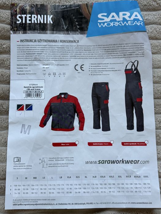 Spodnie ogrodniczki Sara Sternik XXLA