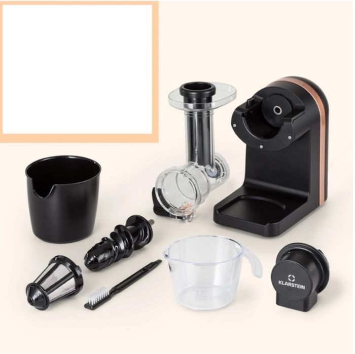 Шнекова горизонтальна соковижималка Klarstein Bella Elegance