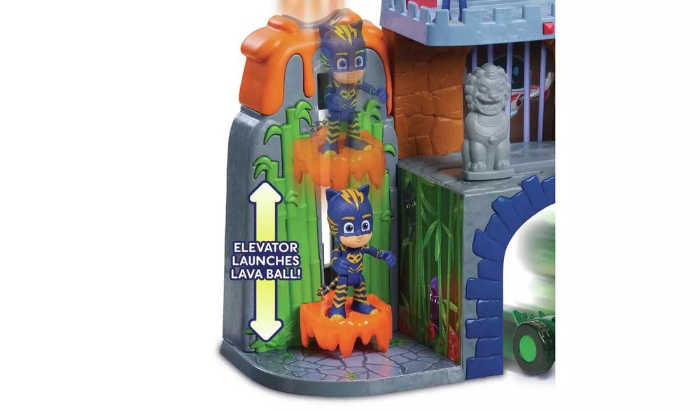 Wieża baza zamek  PJMASKS Pidżamersi + 2 figurki - ORYGINAŁ