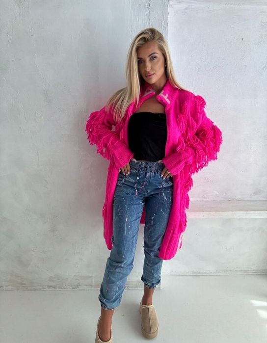 Piękny różowy kardigan Paparazzi Fashion