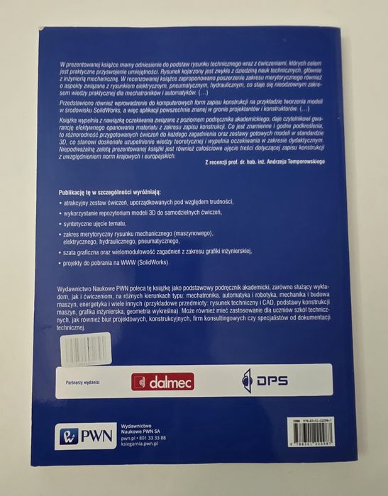 Rysunek techniczny maszynowy dla automatyków i mechatroników