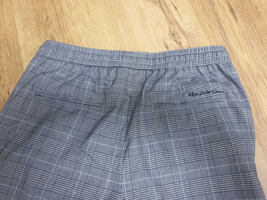 Spodnie Kings Will Dream - szare - kratka  Rozmiar S