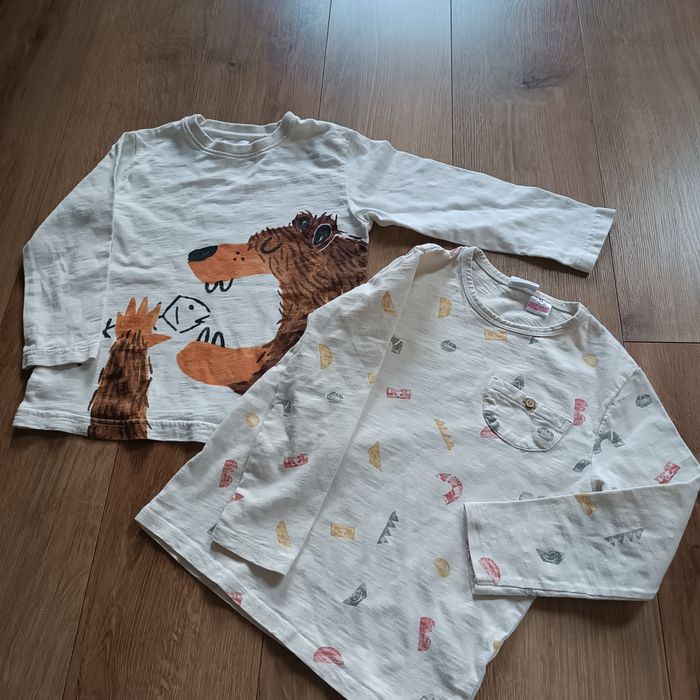 Koszulki t-shirt Zara 110 długi rękaw