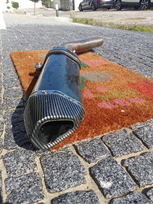 Ponteira + curva escape para  Voge 525DSX
