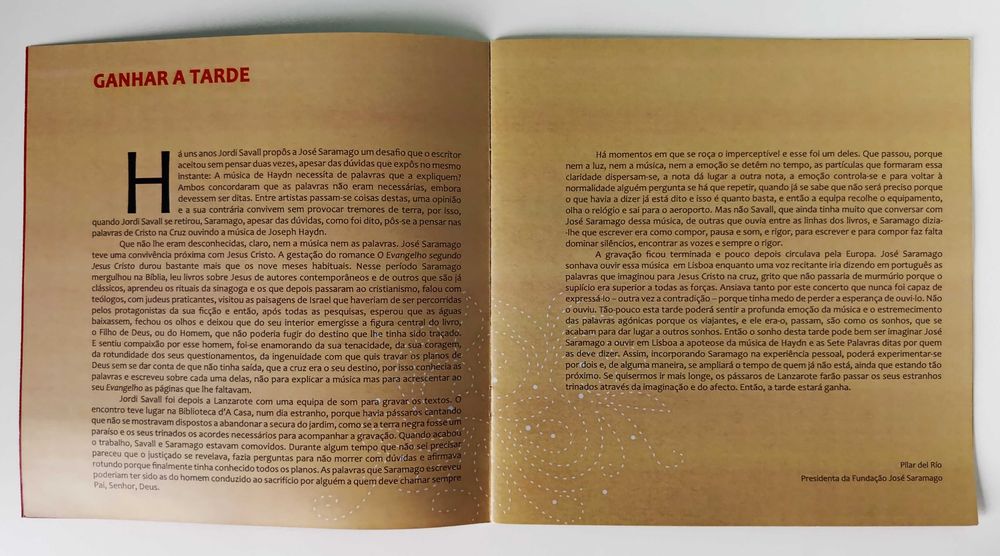 Concerto em memória de José Saramago