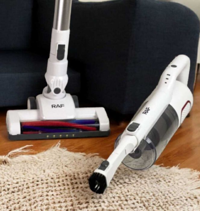 Портативний ручний пилосос на акумуляторі з насадками 120 вт