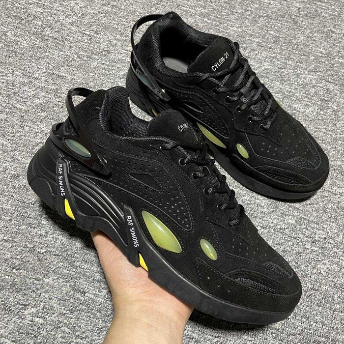 (БЕЗ ПЕРЕДОПЛАТИ)Adidas x Raf Simons Cylon-21 Black Раф Сімонс Кулон