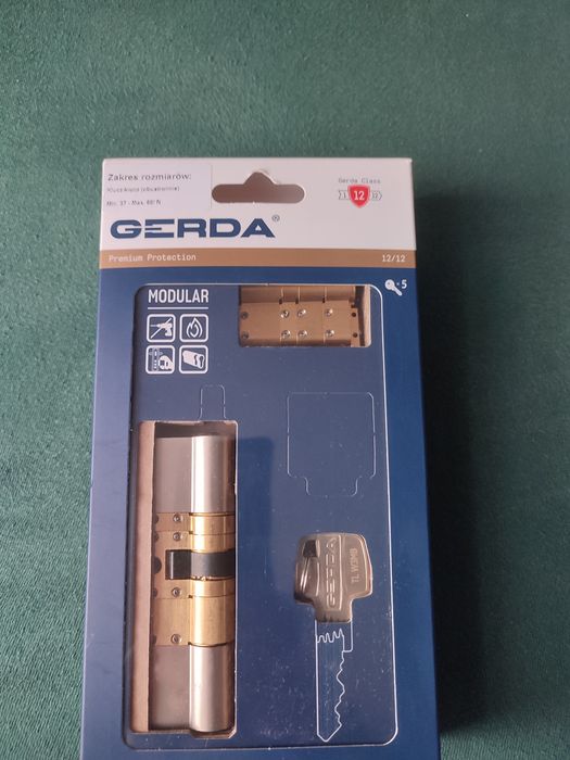 Wkładka GERDA MODULAR SLR 12/12 – 5 kluczy